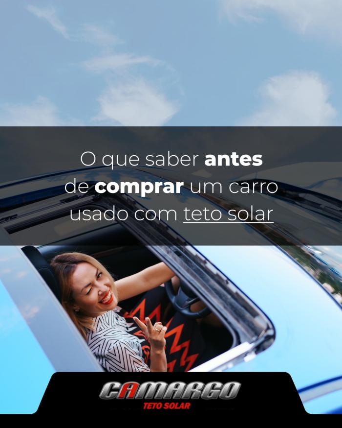 O que saber antes de comprar um carro usado com teto solar