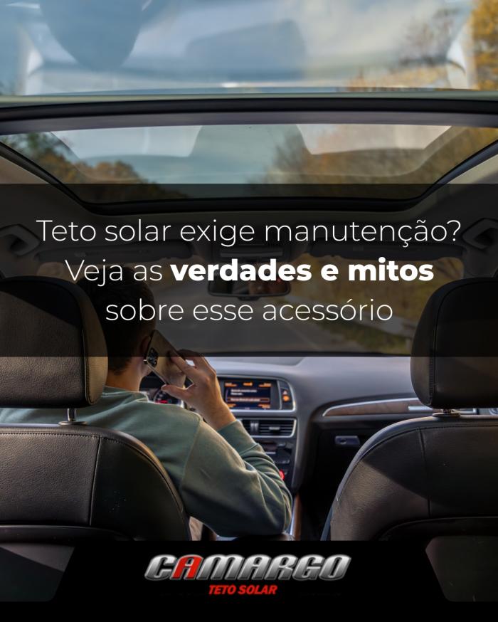 Teto solar exige manutenção? Verdades e mitos sobre esse acessório automotivo