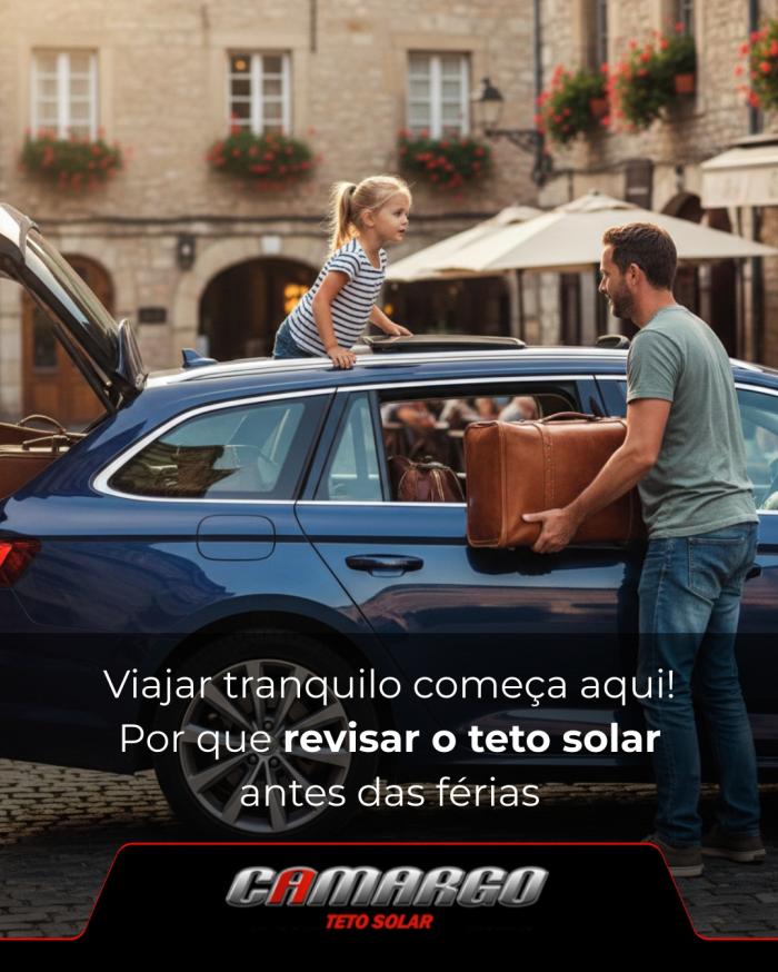 Por que revisar o teto solar antes das férias é essencial para uma viagem tranquila