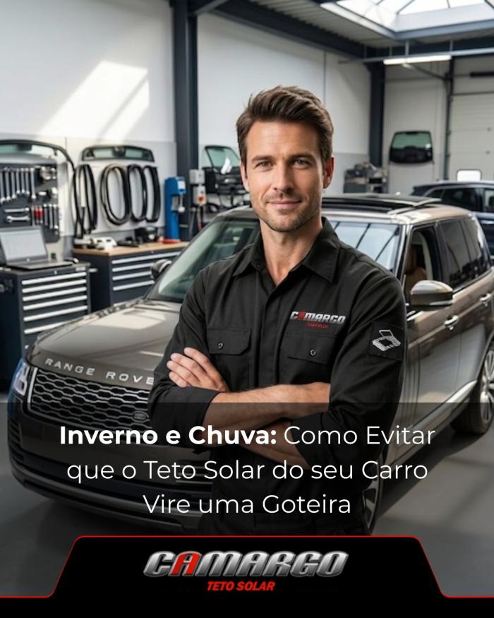 Inverno e Chuva: Como Evitar que o Teto Solar do seu Carro Vire uma Goteira